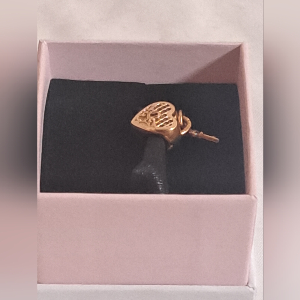 Pandora Rose Heart Lock & Key Charm - Picture 7 of 7
